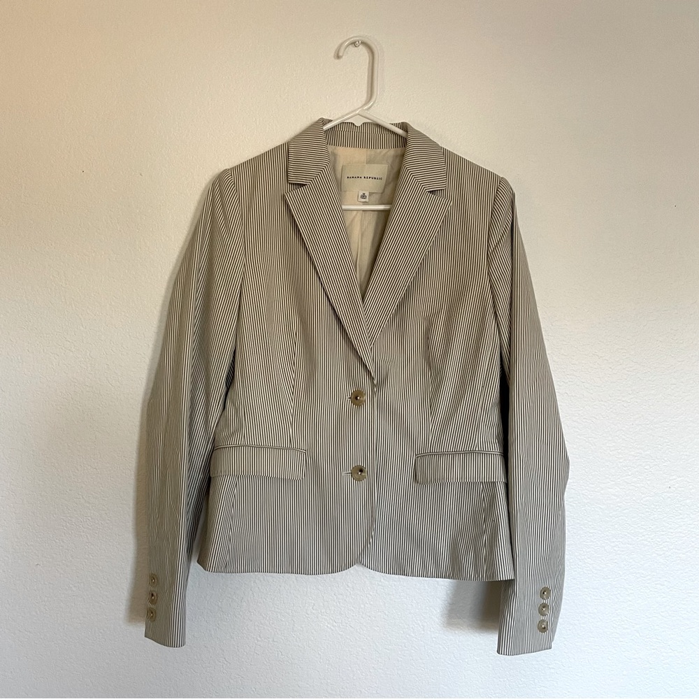 Banana Republic Striped Blazer